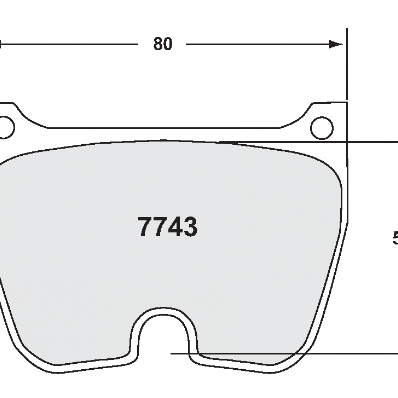 Endurance compound with less wear. Race brake pads - Ford
Peugeot